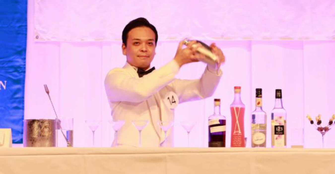 前回大会優勝の鮎川正徳さん。