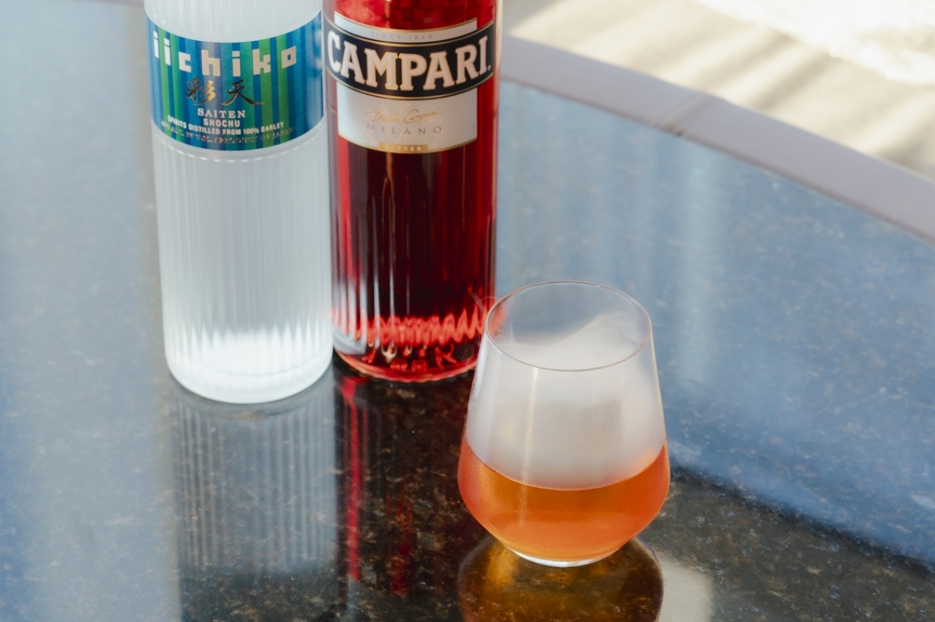 後閑さん作「備長ネグローニ」。