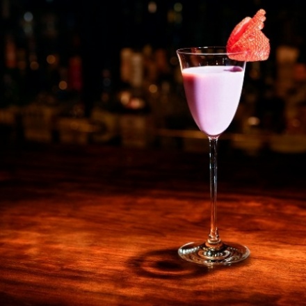 イチゴムースのカクテル