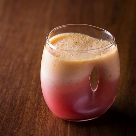 北海道産シーベリーのカクテル